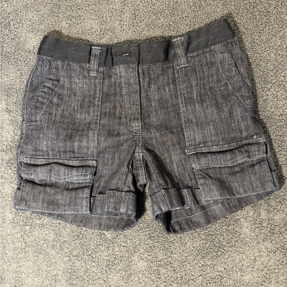 Nine West Black Denim Women's Shorts‎